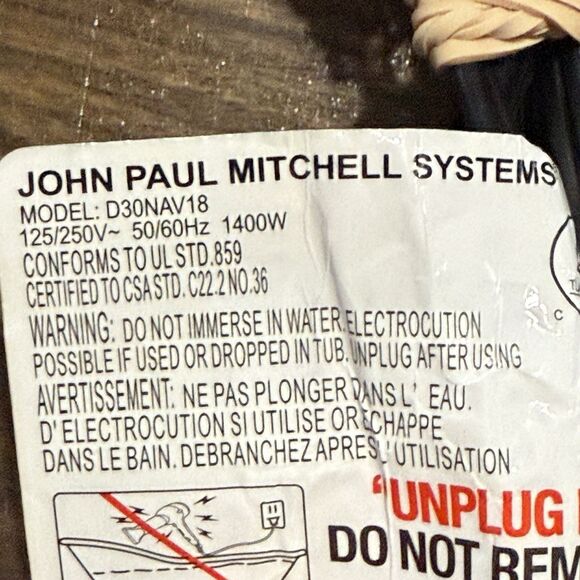 Paul Mitchell ProTools Express Mini Dry Hair Dryer D30NAV18 - Works Great - Picture 8 of 8